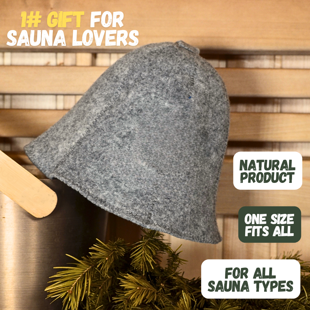 Sauna Hat 100% Wool