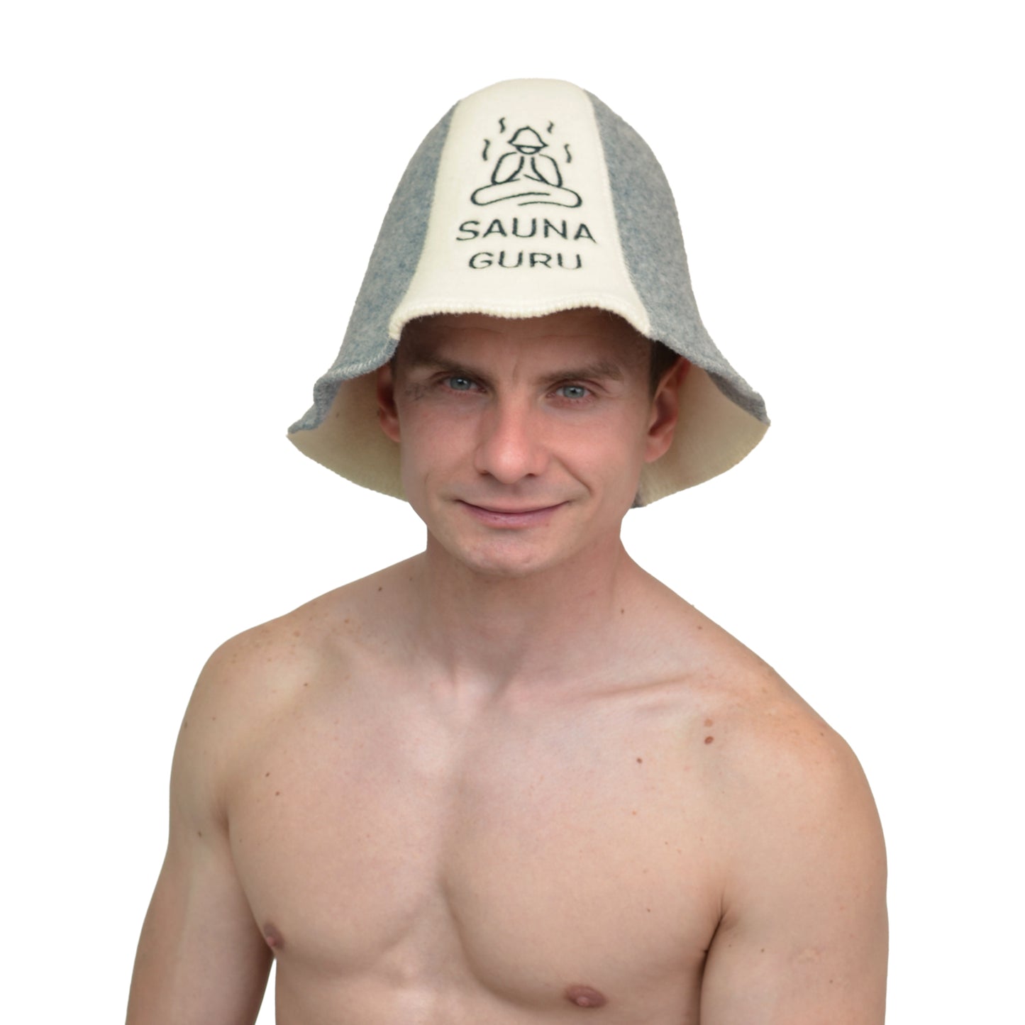 Saunahut 'Sauna Guru' 100 % Wolle