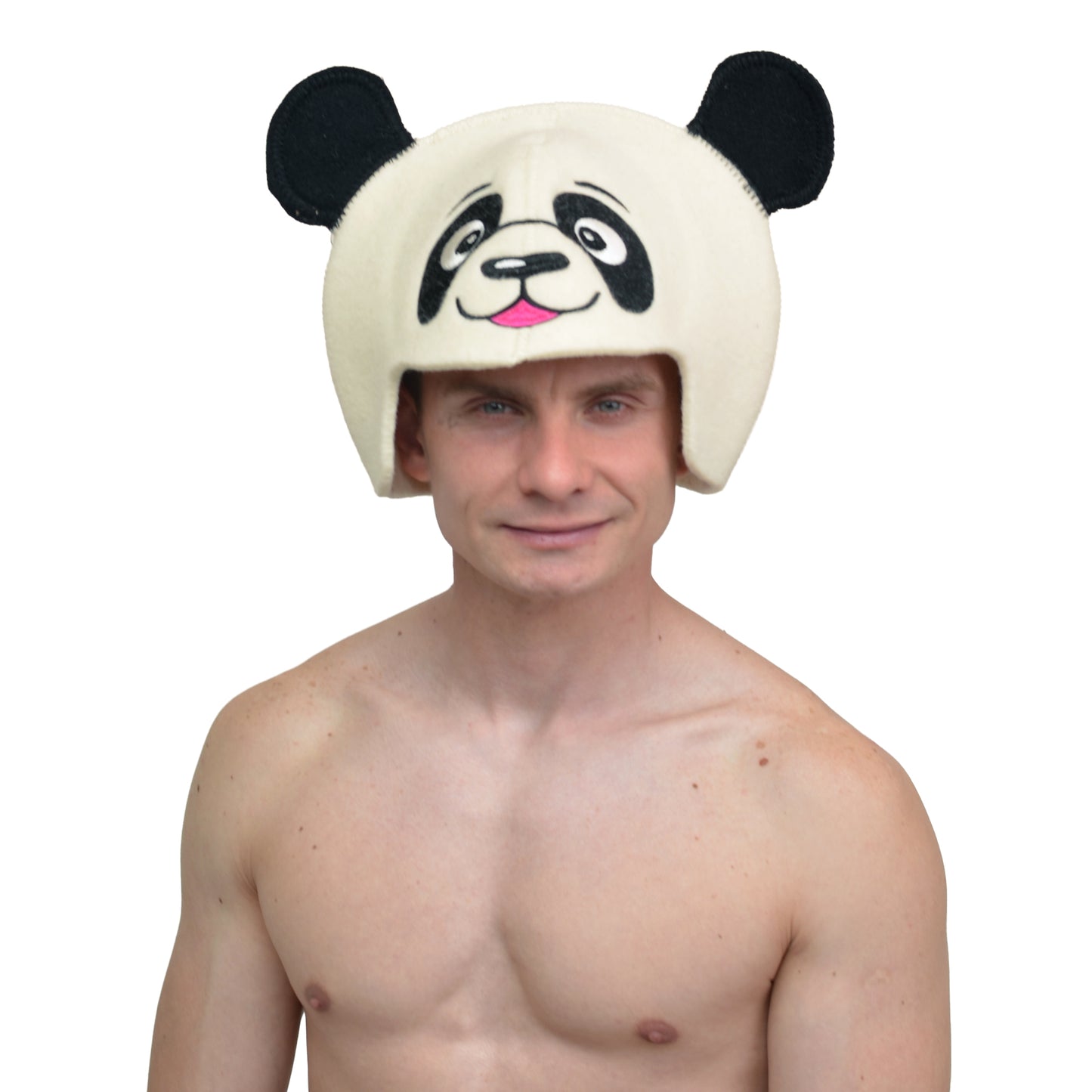 Sauna Hat ‘Panda’ 100% Wool