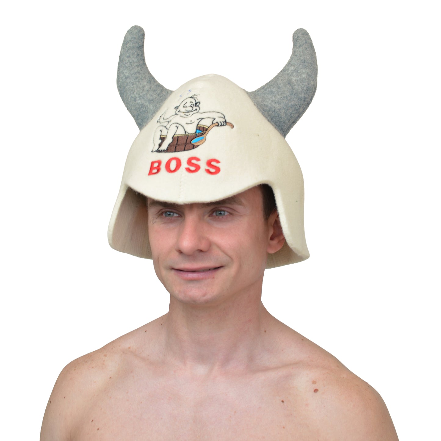 Sauna Hat ‘Boss’ 100% Wool