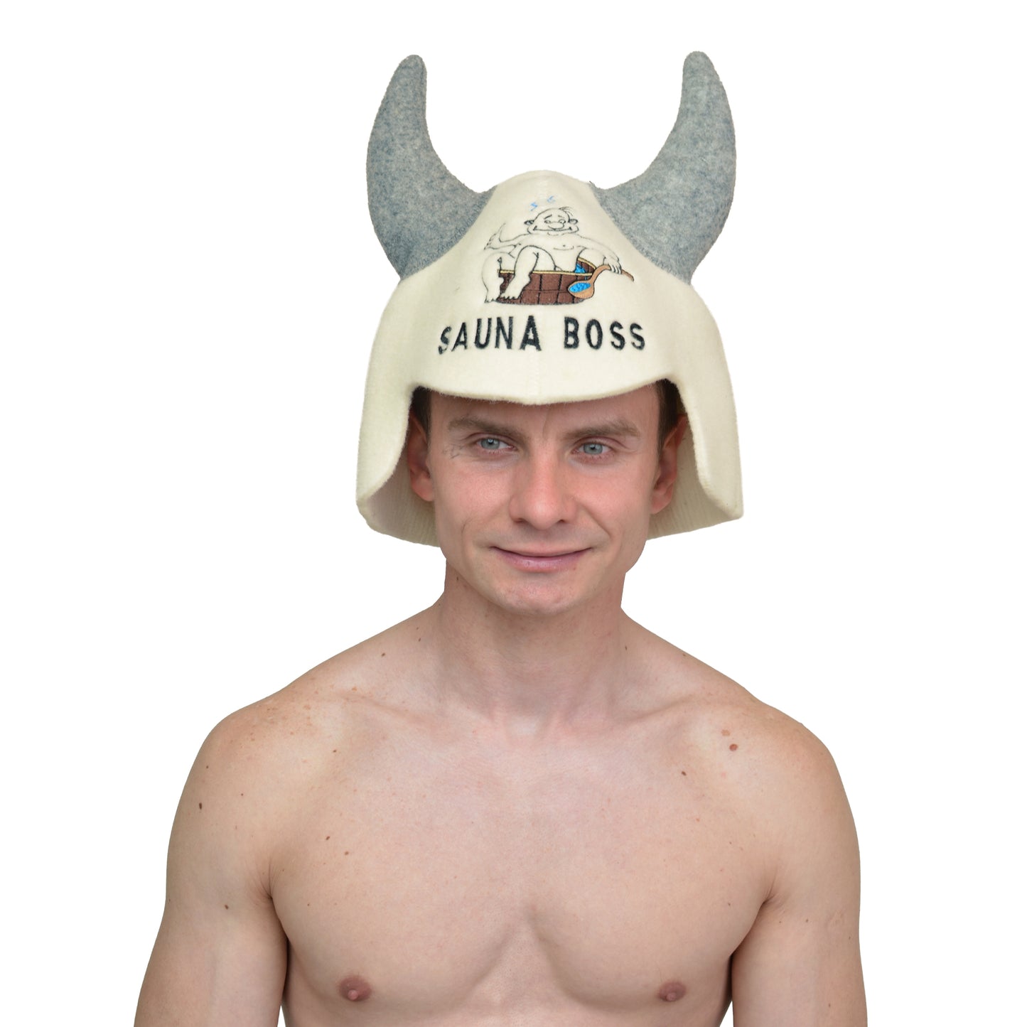Saunahut „Sauna Boss“ 100 % Wolle