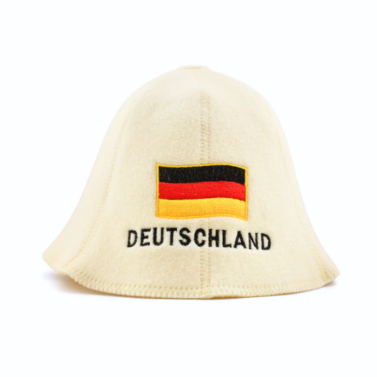 Sauna Hat ‘Deutschland’, 100% Wool