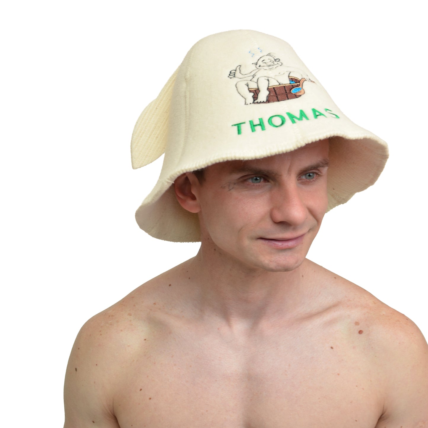 Personalisierter Saunahut