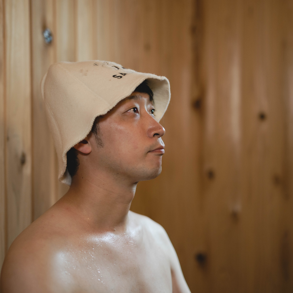 Saunahut „Sauna Boss“ 100% Wolle