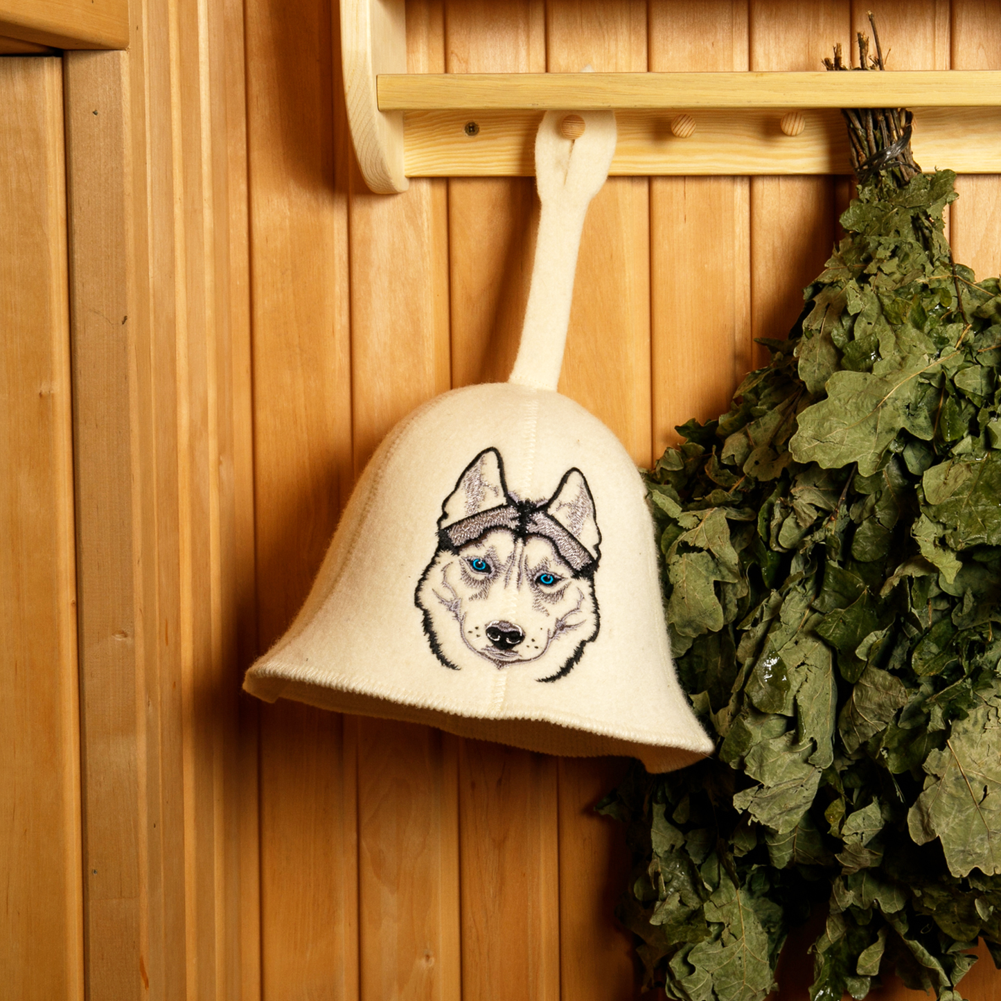 Sauna Hat ‘Husky’ 100% Wool
