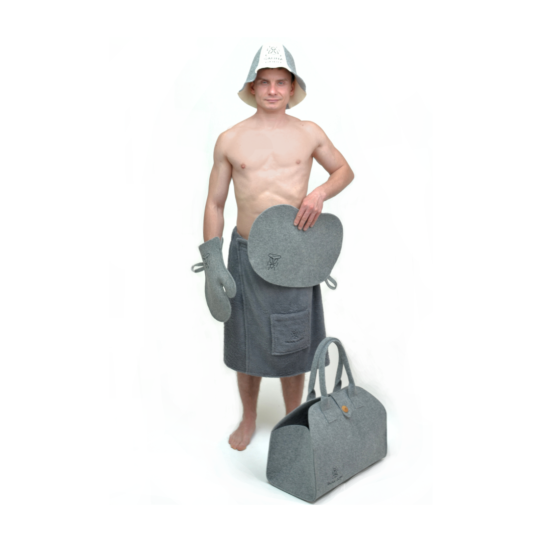 Premium Saunatasche aus Wollfilz – Handgefertigt, stylisch & umweltfreundlich