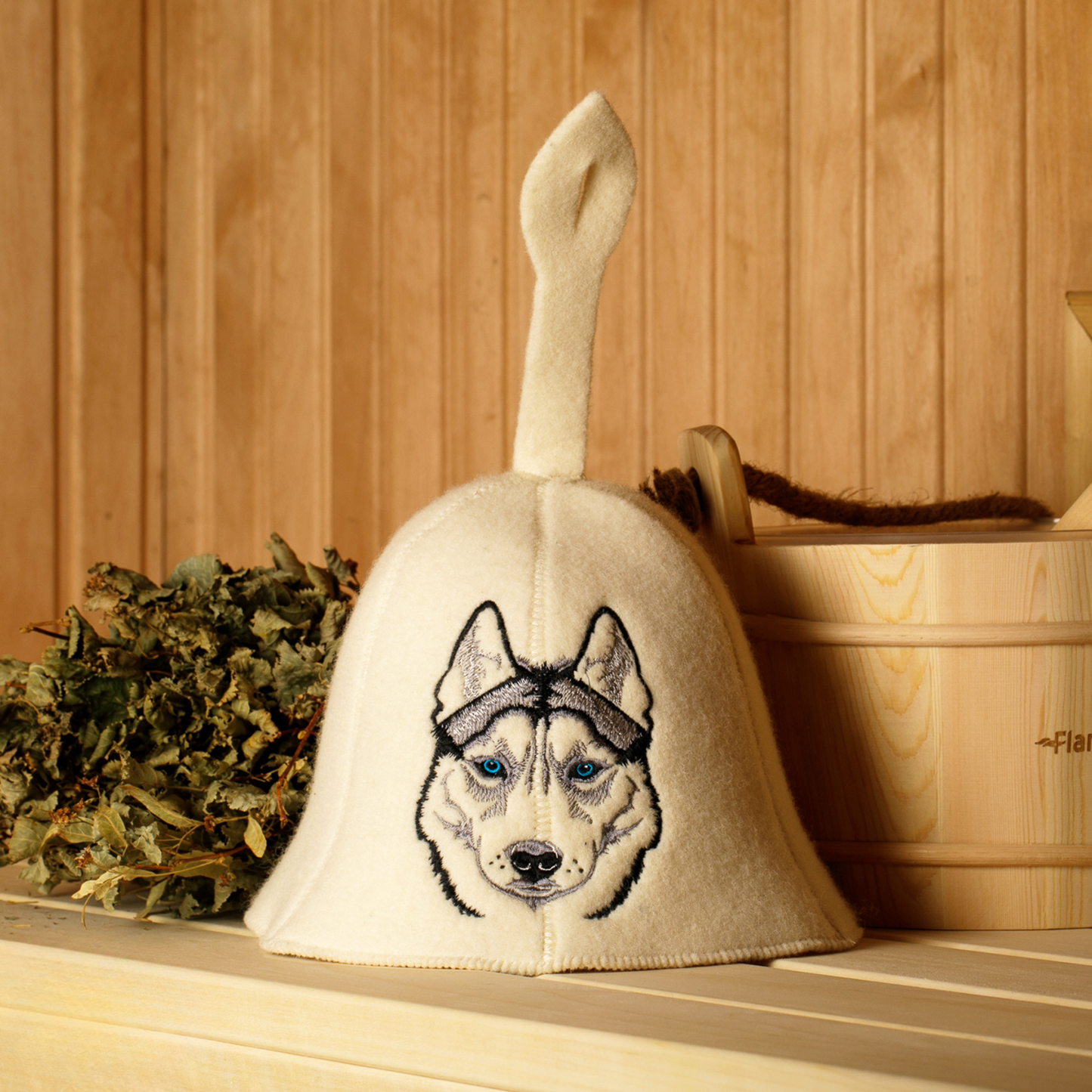 Sauna Hat ‘Husky’ 100% Wool