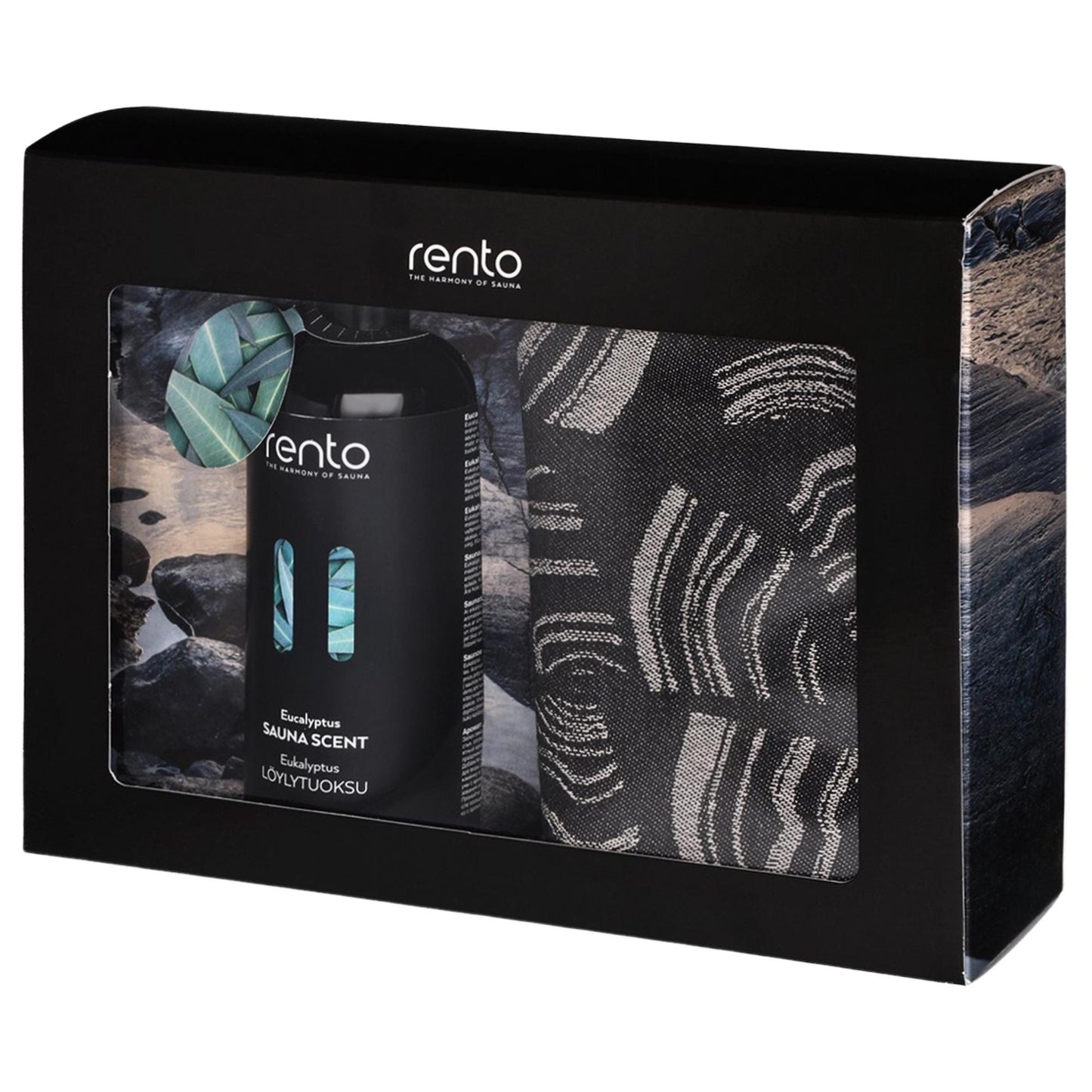 Rento Gift set Sauna scent & Pino sauna seat cover 2pcs