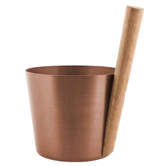 Rento Sauna bucket aluminium copper