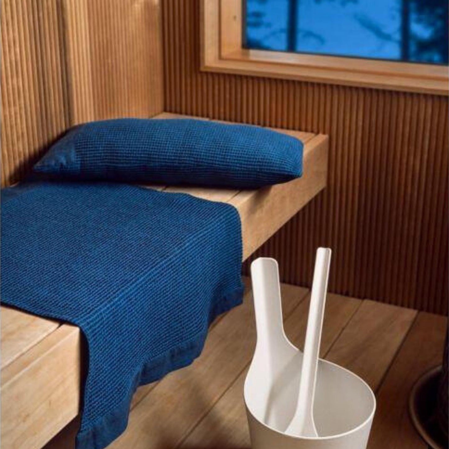 Rento Saunakissen Kenno 50x22 cm dunkelblau