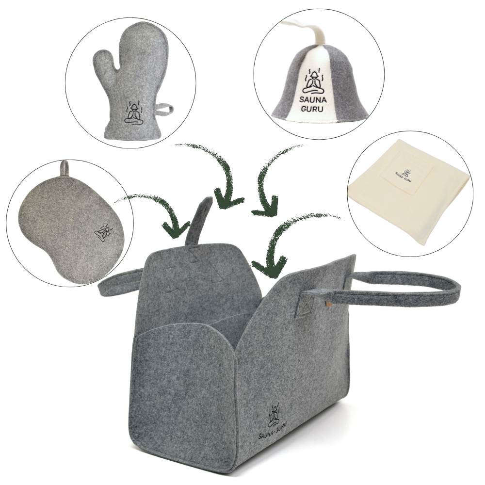 Ultimate Sauna Beginner Set – Premium Sauna Accessories for Outdoor & Home Saunas