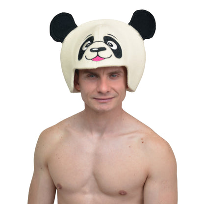 Sauna Hat ‘Panda’ 100% Wool