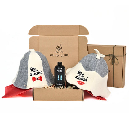 Couple’s Sauna Retreat wrapped like a present