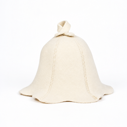 Woman Sauna Hat 100% Wool