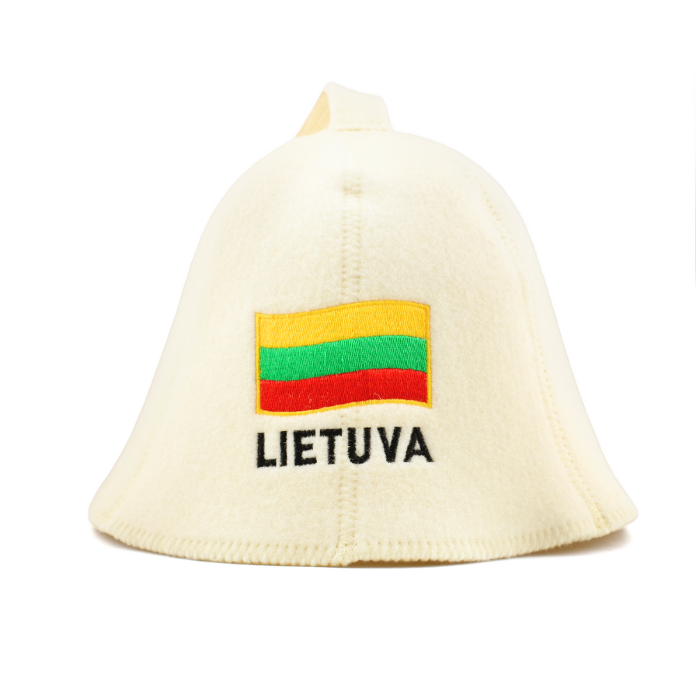 Sauna Hat ‘Lietuva’, 100% Wool