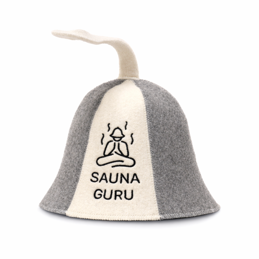 Saunahut 'Sauna Guru' 100 % Wolle
