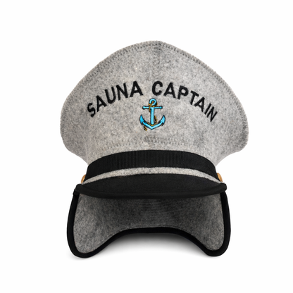 Sauna Hat ‘Sauna Captain’ 100% Wool