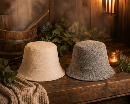 Sauna Bucket Hat 100% Wool