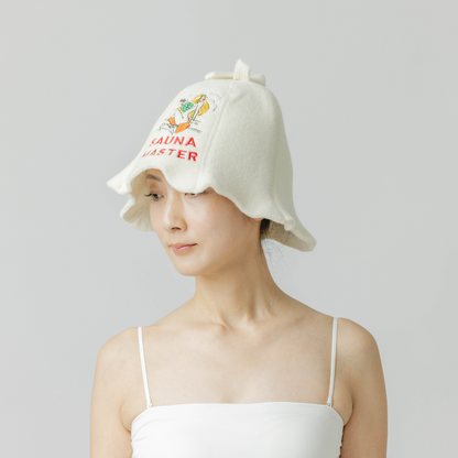 Sauna Hat ‘Sauna Master’ 100% Wool