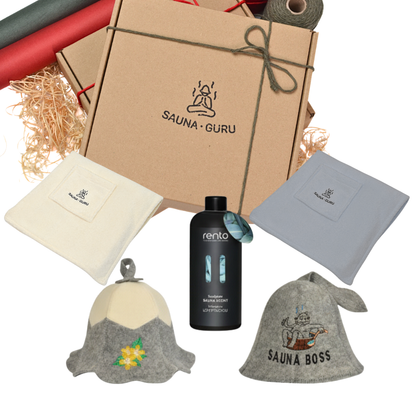 Couples sauna gift set