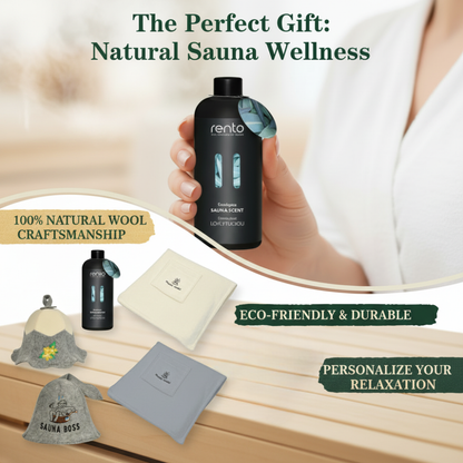 Couples sauna gift set