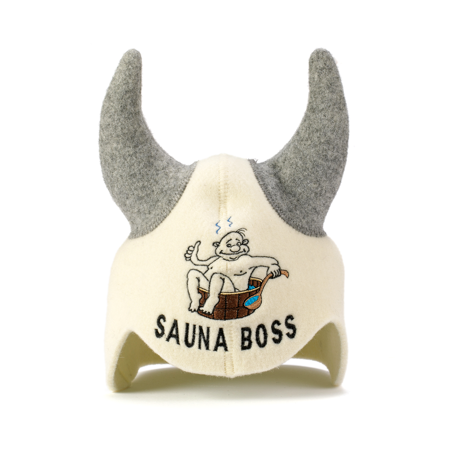 Captain Sauna Hat 100% wol vilt banya hoed met Captain Sauna Hat 100% wol vilt banya hoed met