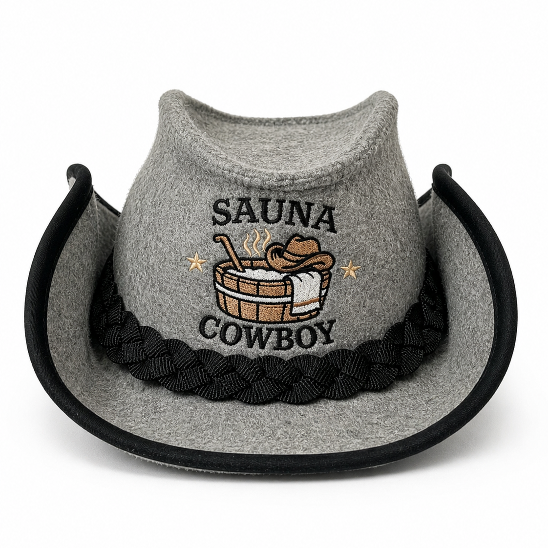 100% Wool Sauna Hat – Sauna Cowboy | Premium Sauna Accessory
