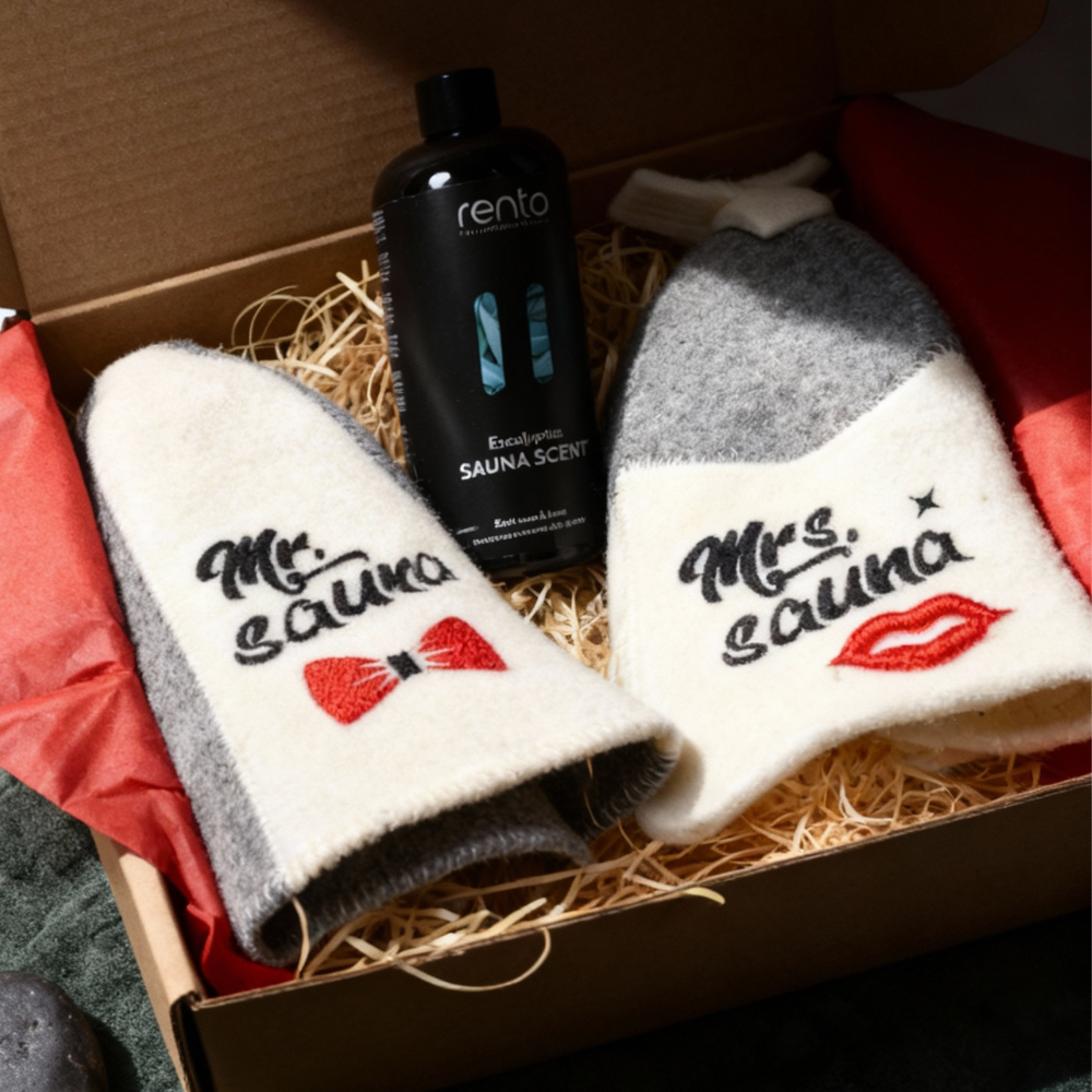 Couple’s Sauna Retreat wrapped like a present - Saunaguru.eu