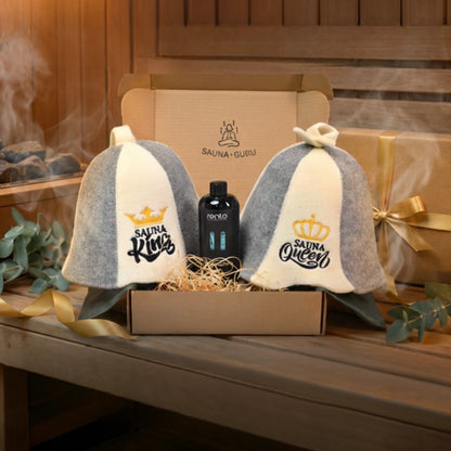 Sauna Royalty Gift Box wrapped like a present