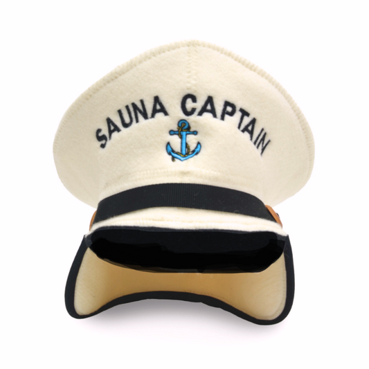 Sauna Hat ‘Sauna Captain’ 100% Wool