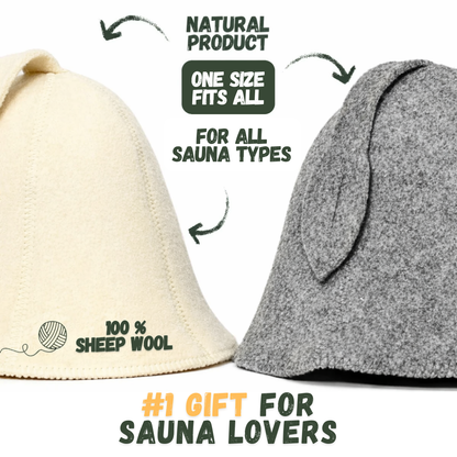 Sauna Hat 100% Wool