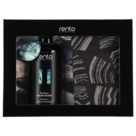 Rento Gift set Sauna scent & Pino sauna seat cover 2pcs
