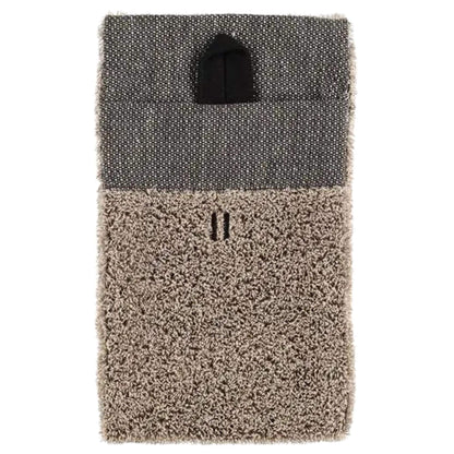 Rento Linen Terry Waschhandschuh 14x24 cm schwarz/Leinen