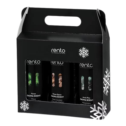 Rento Sauna scent limited edition gift box 3 x 400 ml
