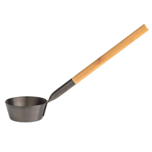 Rento Aluminium Schöpfkelle schwarz/braun