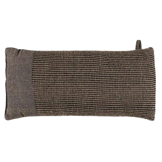 Rento Saunakissen Kenno 50x22 cm schwarz/beige