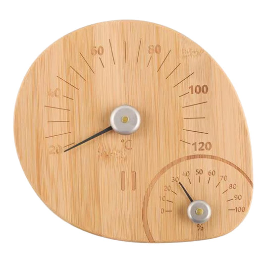 Rento Sauna Thermometer und Hygrometer Bambus