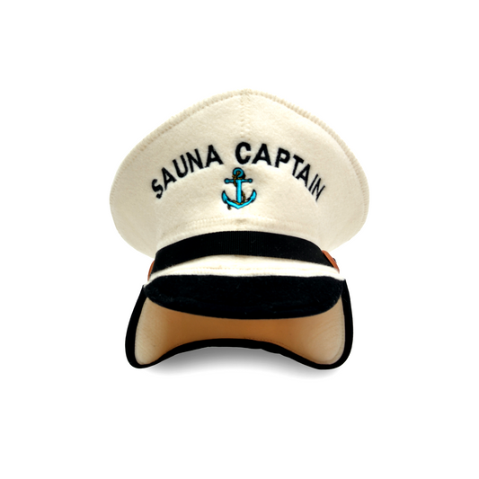 Sauna Hat ‘Sauna Captain’ 100% Wool