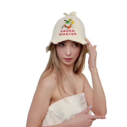 Sauna Hat ‘Sauna Master’ 100% Wool
